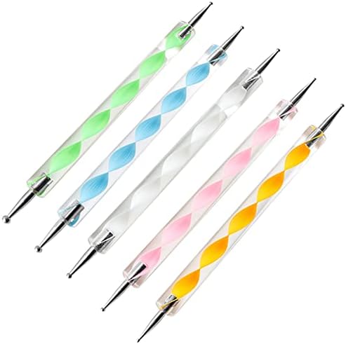 5-teiliges Nail Art Dotting Tool Set für Punkte und Blumen