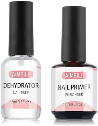 AIMEILI Nail Prep Dehydrator und Primer Set 15 ml