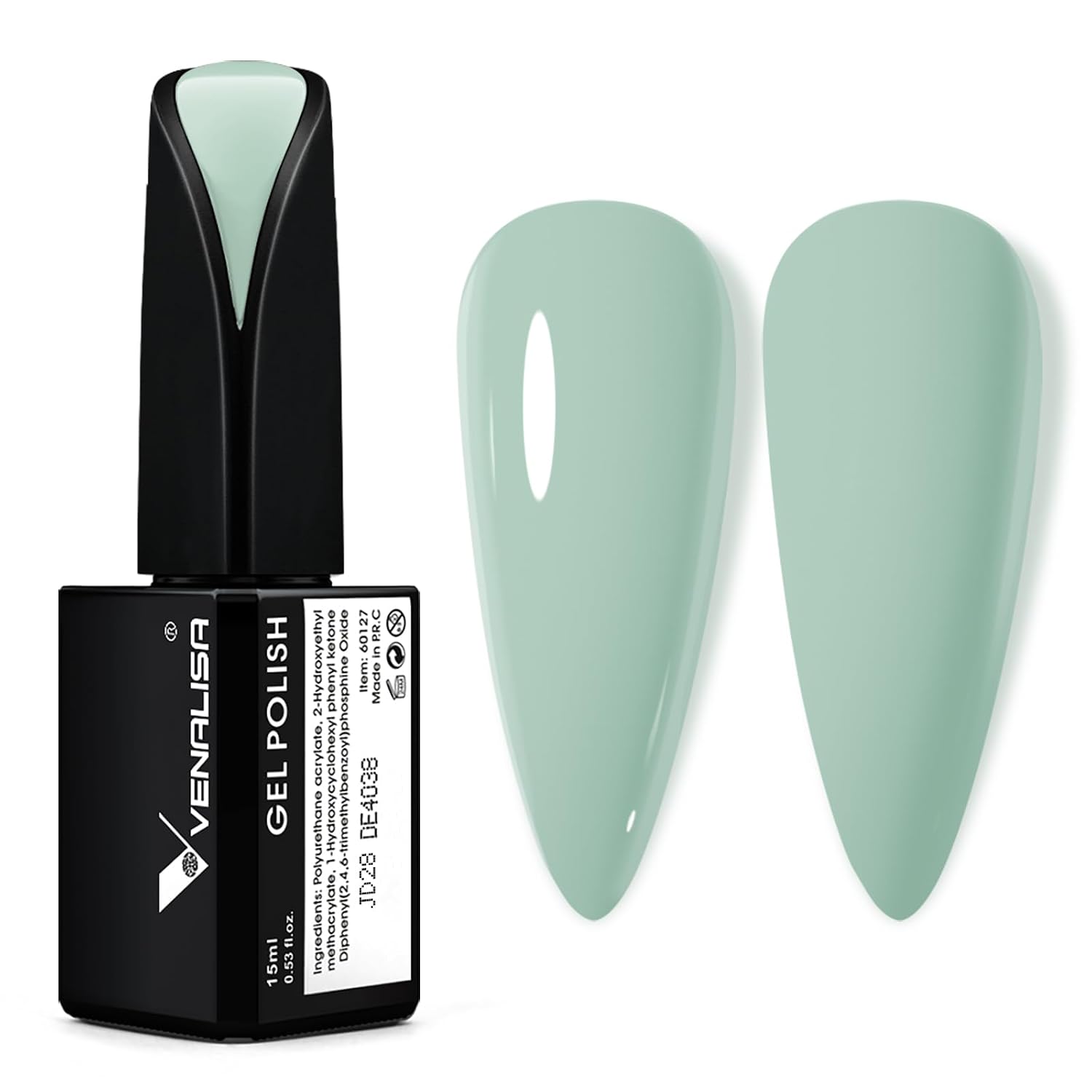 Pastell Salbeigrün Gel Polish (15ml)