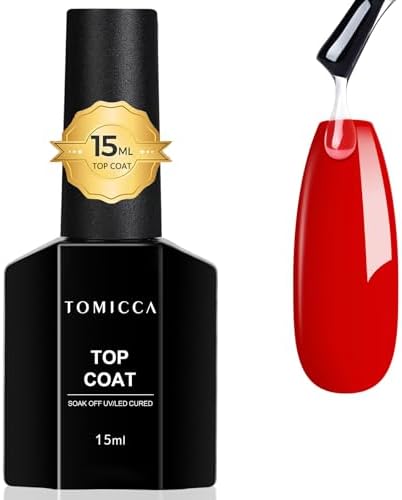 TOMICCA No Wipe High Gloss Top Coat 15 ml