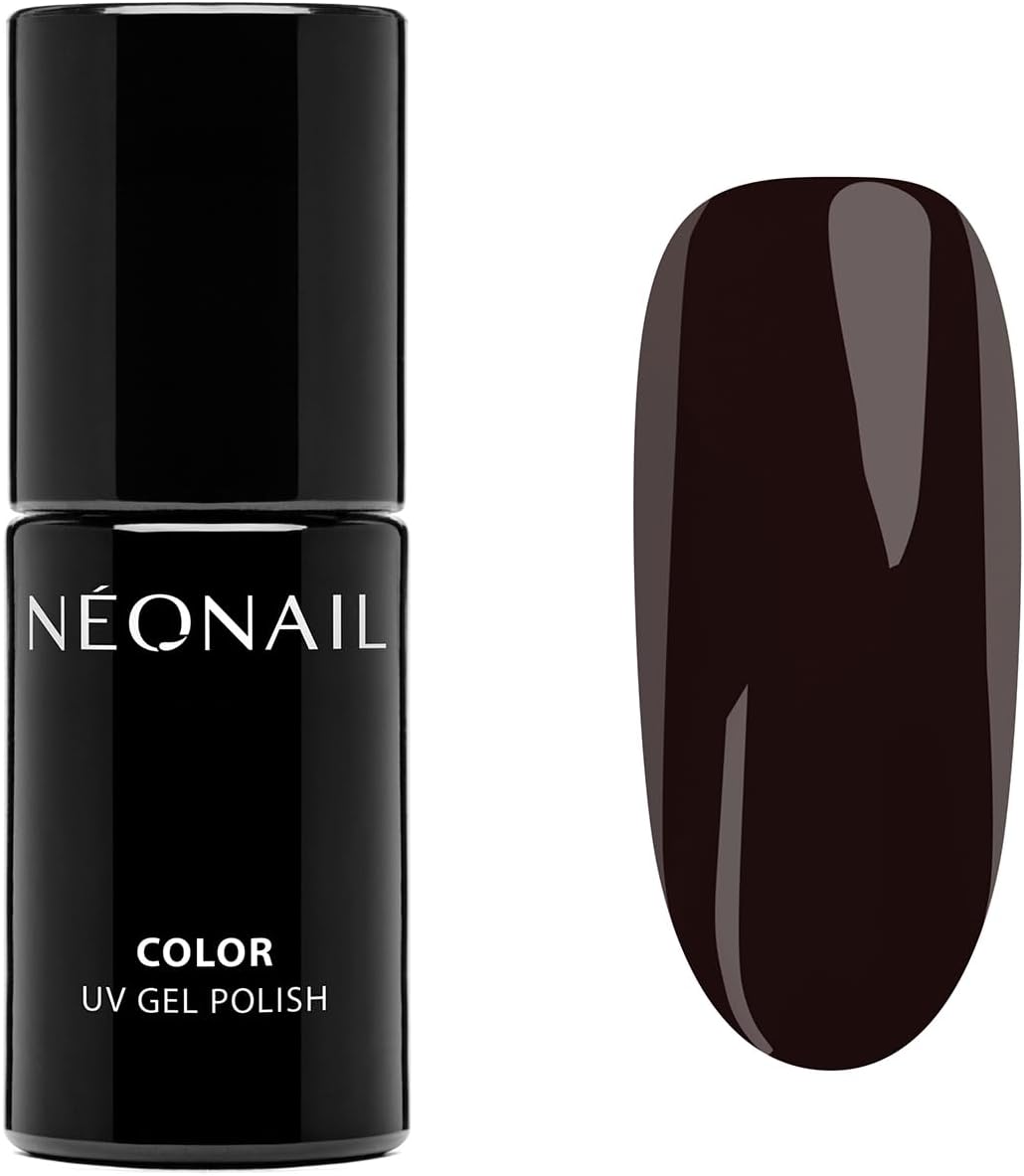 NÉONAIL UV Lack Dark Obsidian Schokobraun