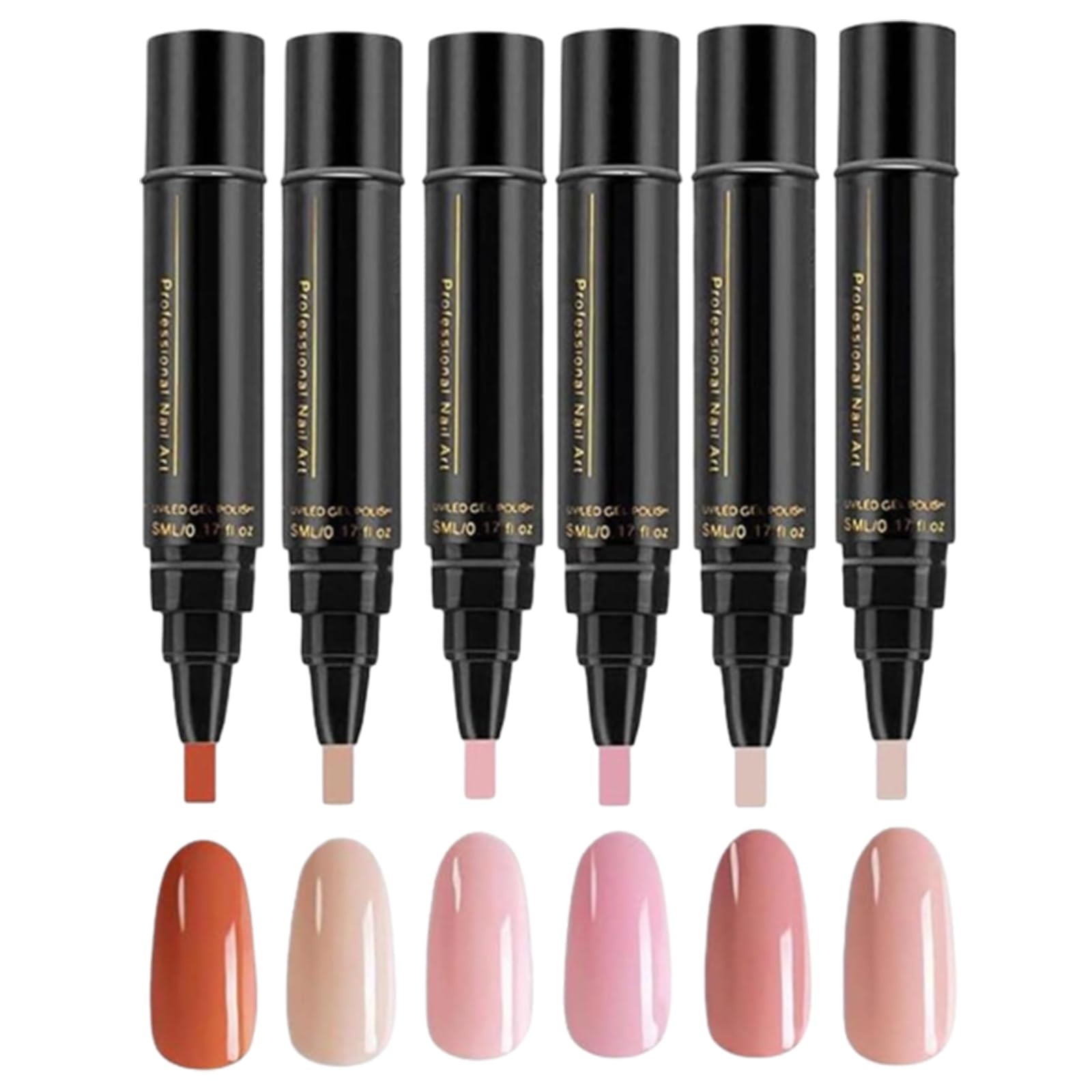 Velynails Nagellack Stift, 3-in-1 Nail Art Pens Auf Wasserbasis，#B | Schnelltroc