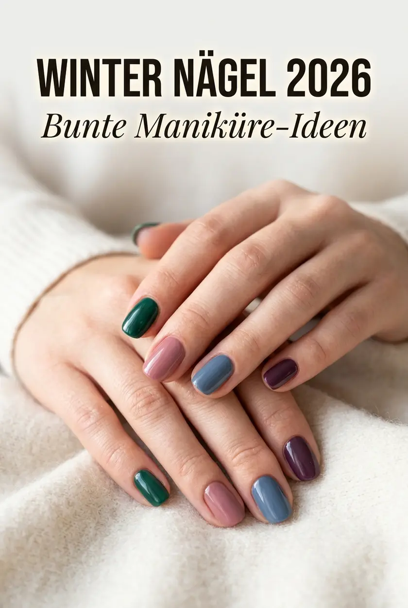 Winter Nägel 2026: Bunte Maniküre & Designer-Nageldesign ✨