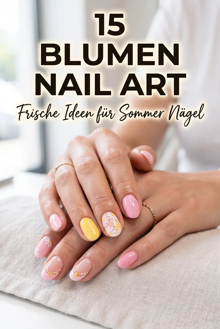 15 Blumen Nail Art Ideen | Sommer Gel Nägel Inspo 2026