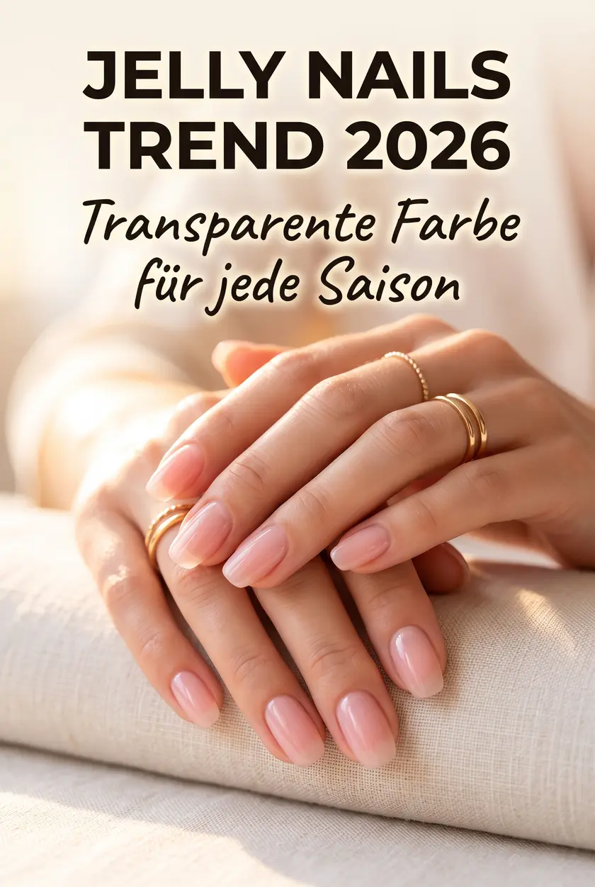 Jelly Nägel Ideen ✨ Transparente Farbe für jede Saison