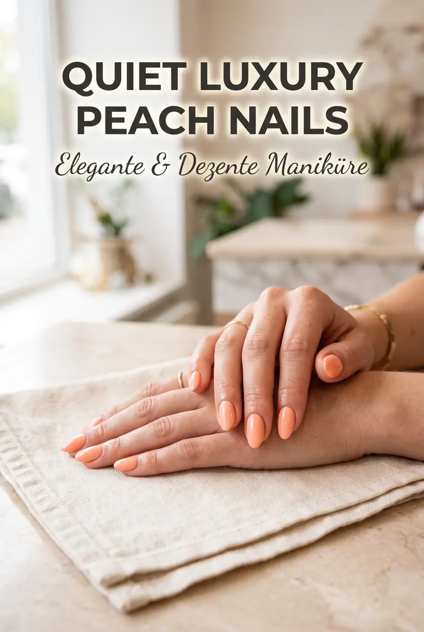 Quiet Luxury Nägel: Elegante Peach Nuancen 2026