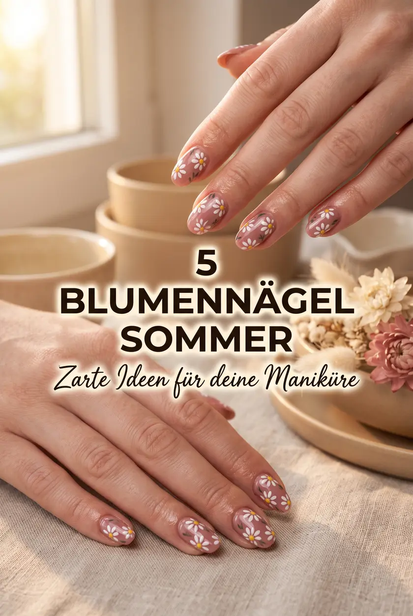 5 Blumennägel Ideen für den Sommer | Traumhafte Gel Maniküre 2026