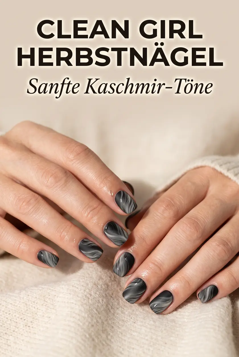 Clean Girl Nägel Herbst 2026 | Sanfte Kaschmir-Töne