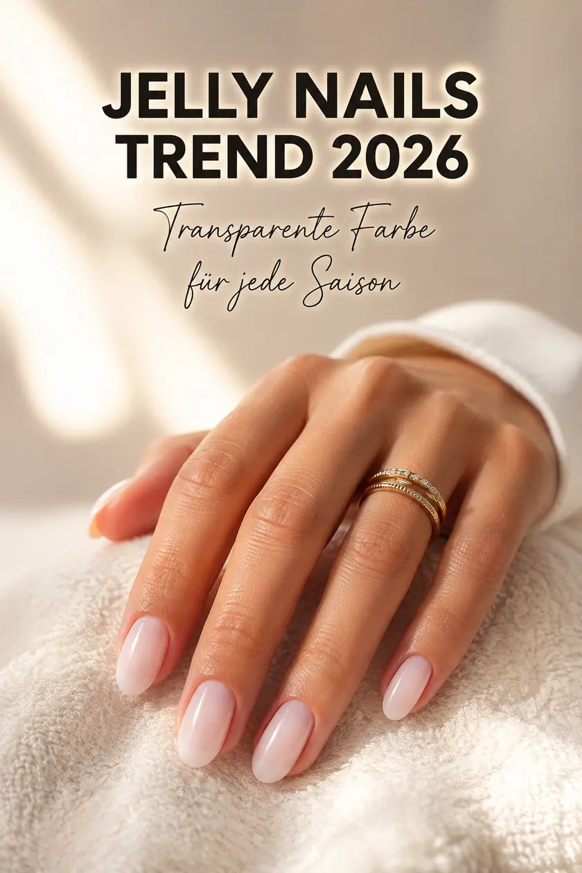 Jelly Nägel Ideen ✨ Transparente Farbe für jede Saison