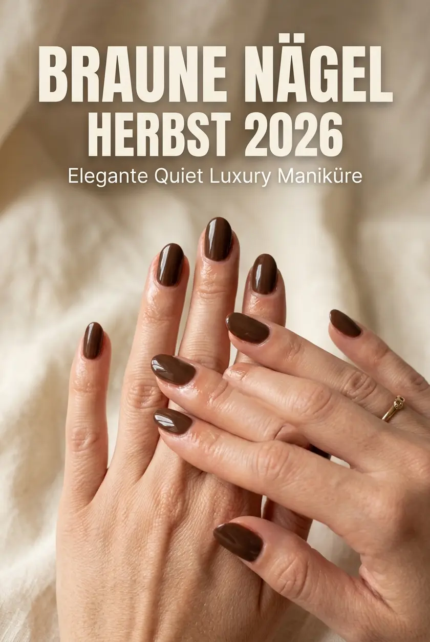 braune Nägel Herbst 2026: Elegante Schoko-Maniküre ✨
