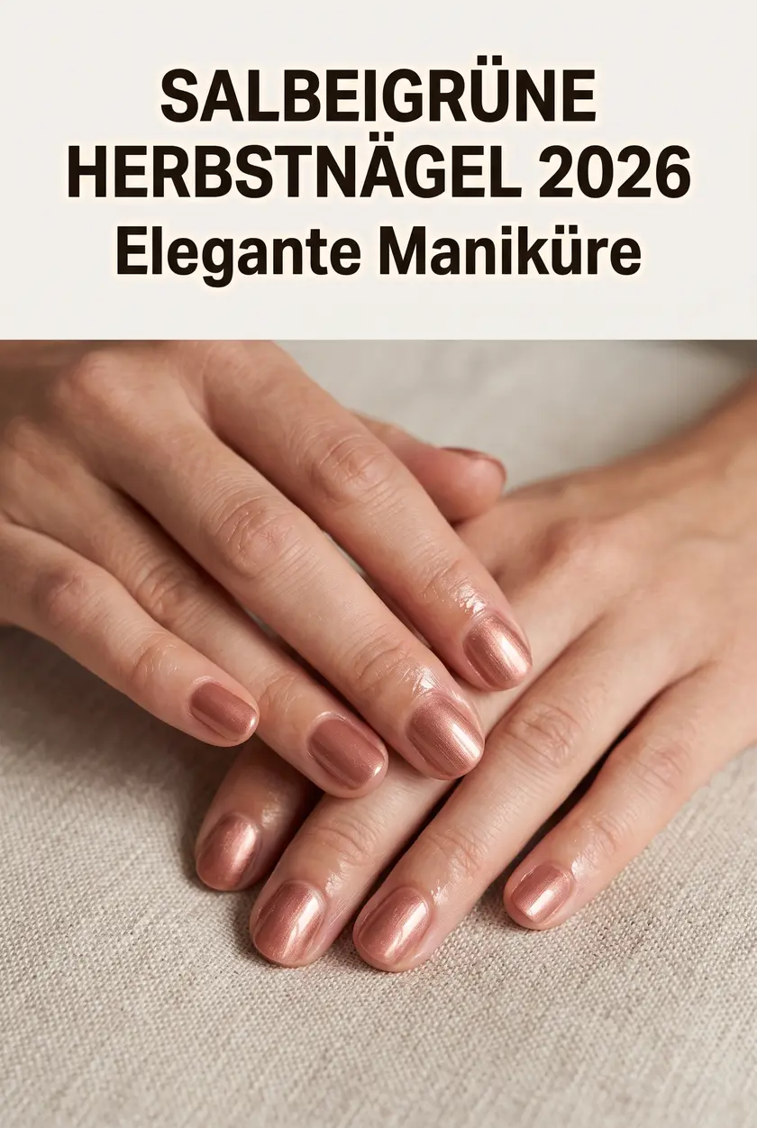 Salbeigrüne Nägel Herbst 2026: Schlichte & Elegante Nagelideen