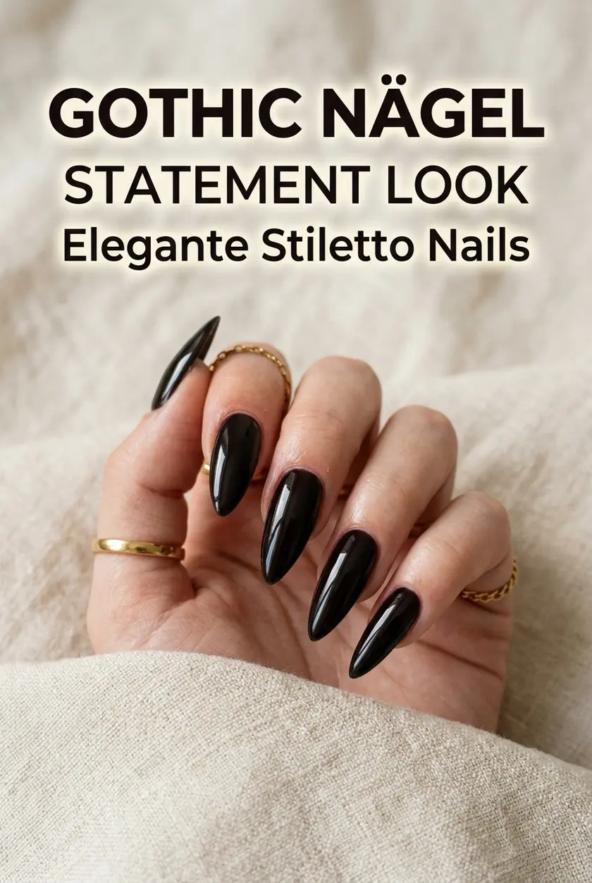 Gothic Nägel 2026: Elegante Stiletto Nails für den Herbst