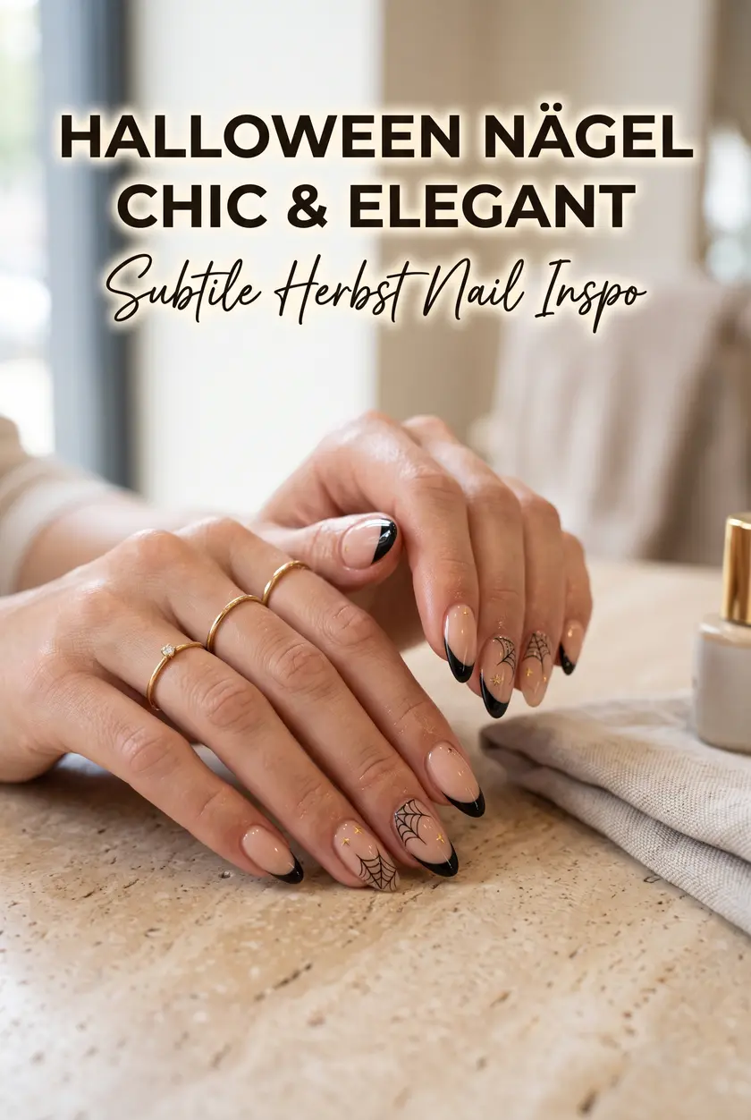 Halloween Nägel 2026 🎃 Subtile Gothic & Celestial Nail Ideas