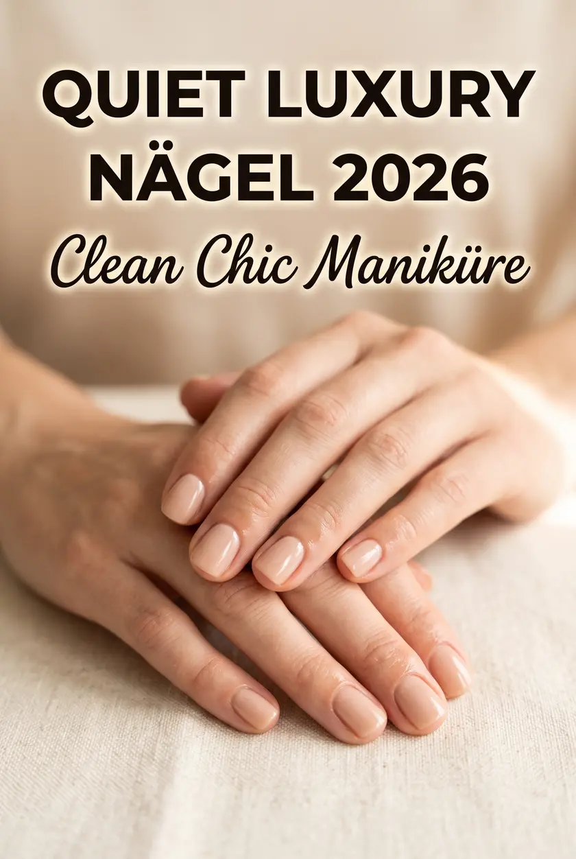 Quiet Luxury Nägel: Clean Girl Nageldesign Herbst 2026 | Minimalistischer Look
