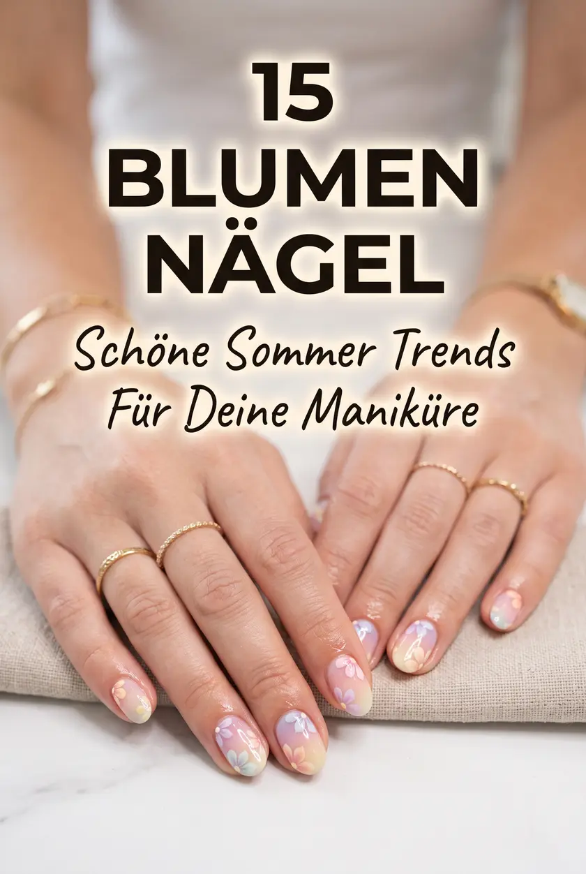 15 Blumen Nageldesign Ideen für Ästhetische Sommer Nägel 2026 ✨