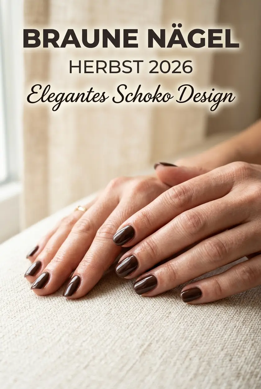 braune Nägel Herbst 2026 | Elegante Schoko Nägel