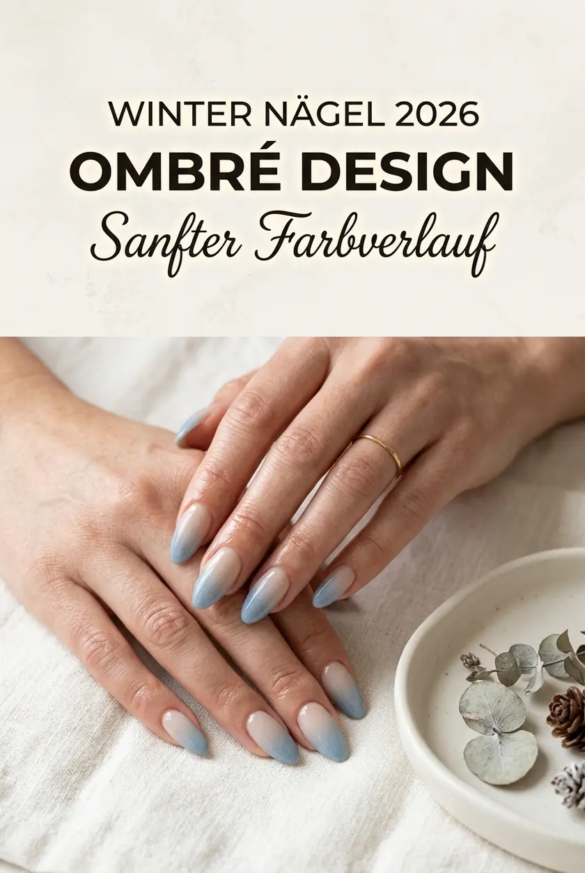 Winter Nägel 2026: Elegante Ombré Nails mit Farbverlauf