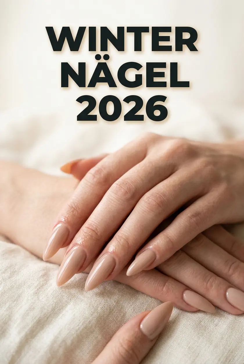Winter Nägel 2026: Elegante Stiletto-Maniküre für den Runway-Look
