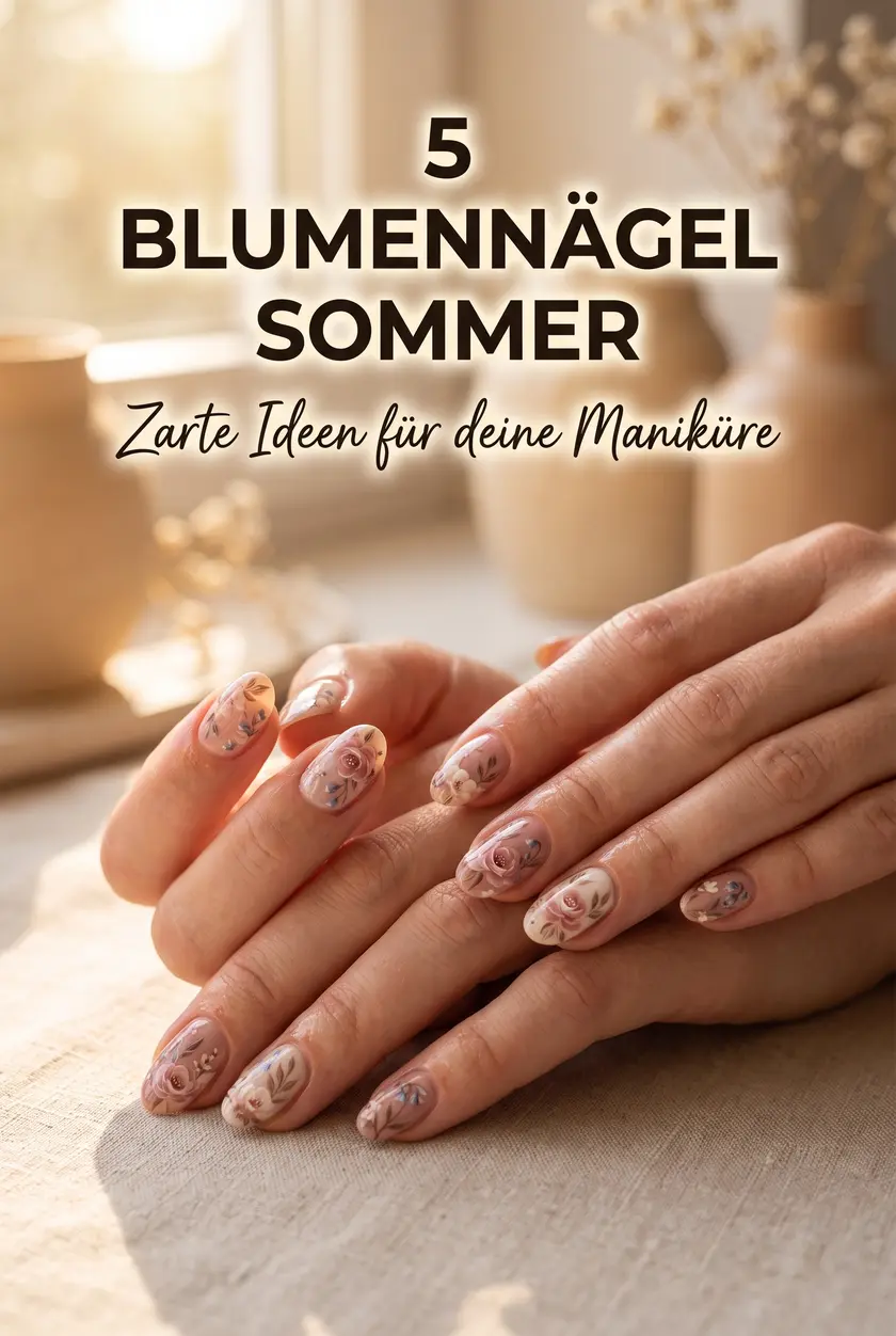 5 Blumennägel Ideen für den Sommer | Traumhafte Gel Maniküre 2026