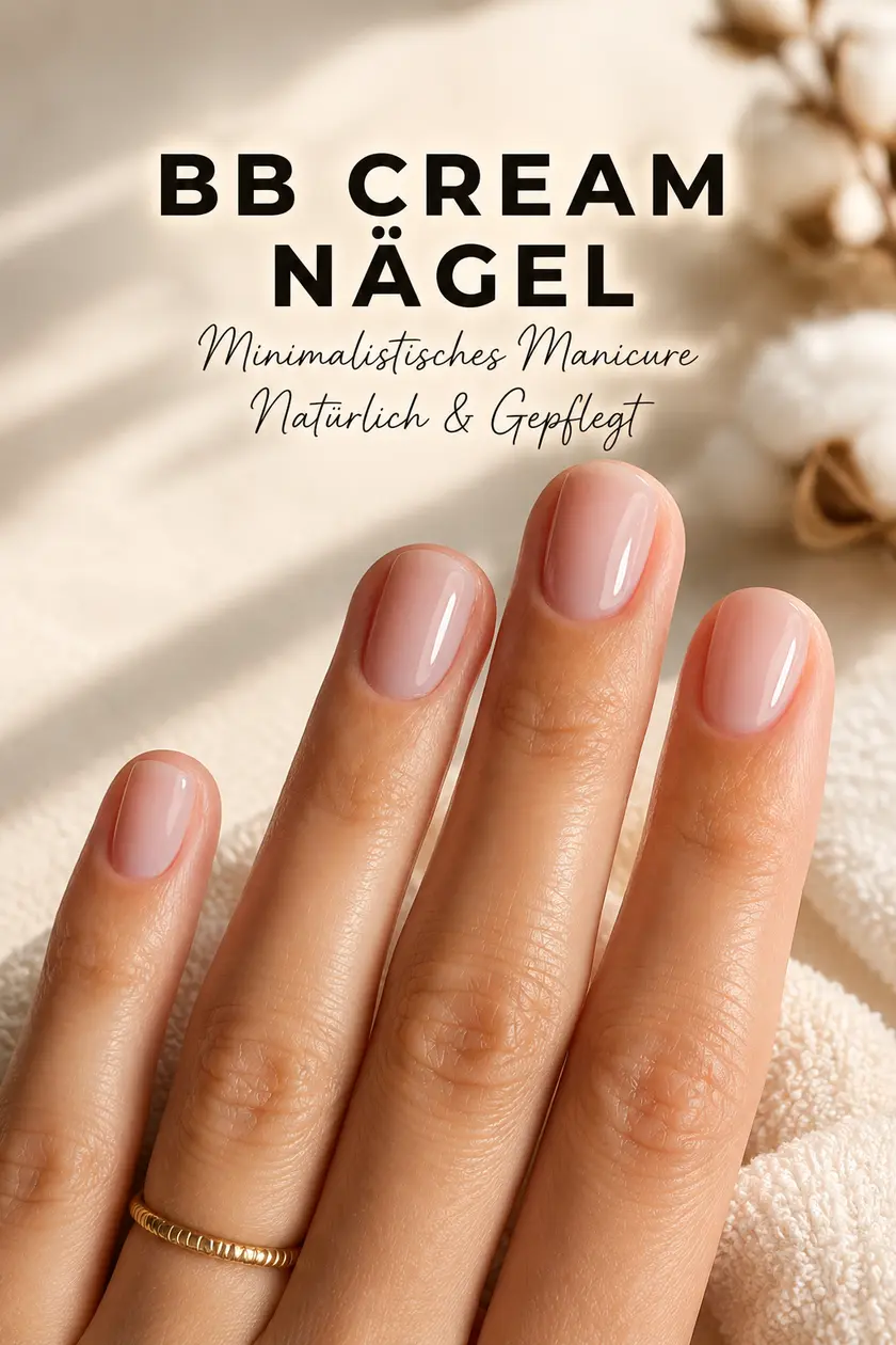 BB Cream Nägel ✨ Minimalistisches Manicure für natürlichen Look