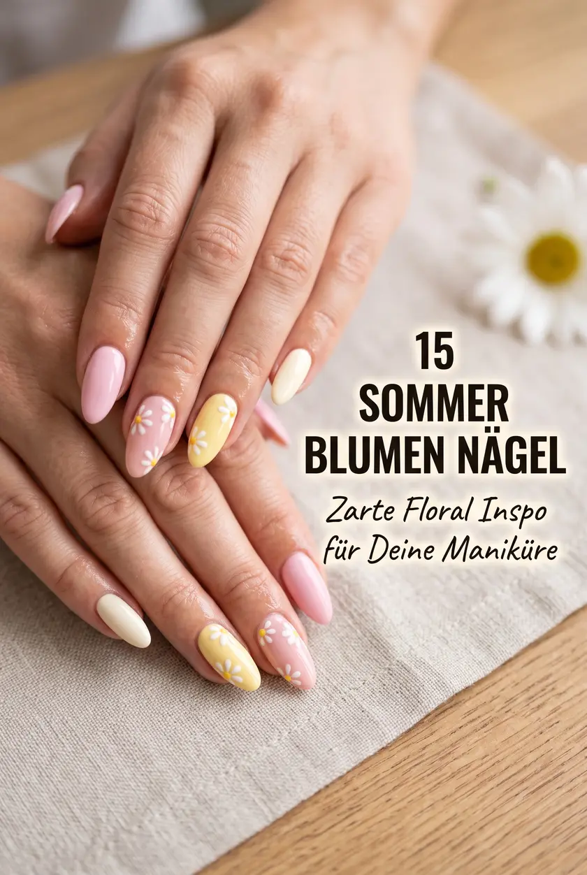 15 Blumen Nägel Ideen für den Sommer 2026 ✨ Zarte Nageltrends