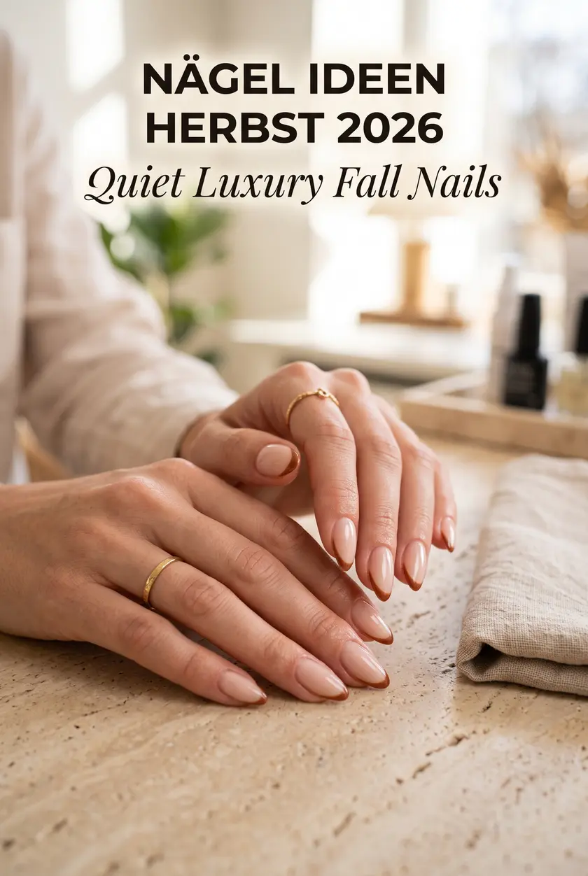 Nägel Ideen Herbst 2026 ☕ Minimalist & Quiet Luxury Fall Nails