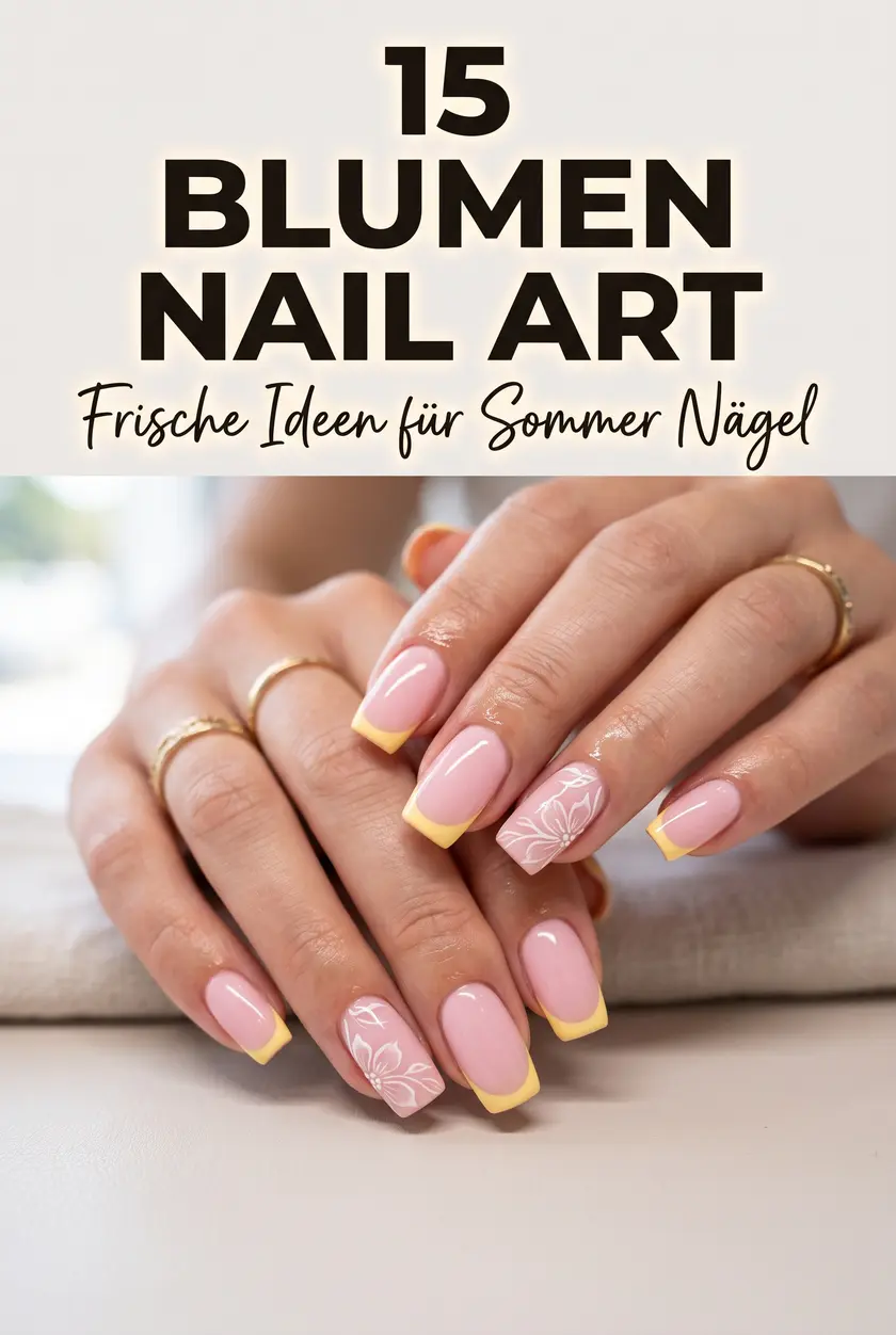 15 Blumen Nail Art Ideen | Sommer Gel Nägel Inspo 2026