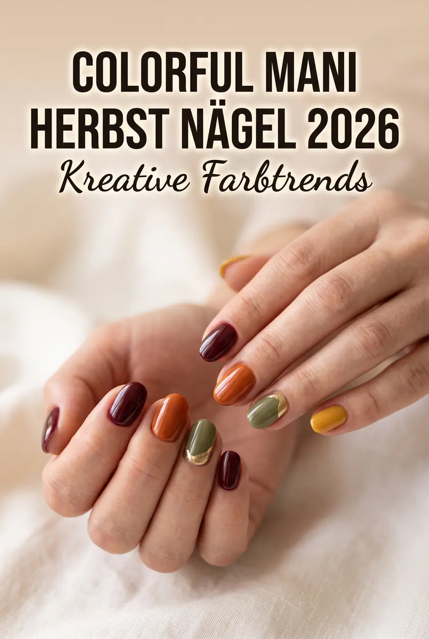 Herbst Nägel 2026: Bunte Mani & Kreative Farbtrends ✨