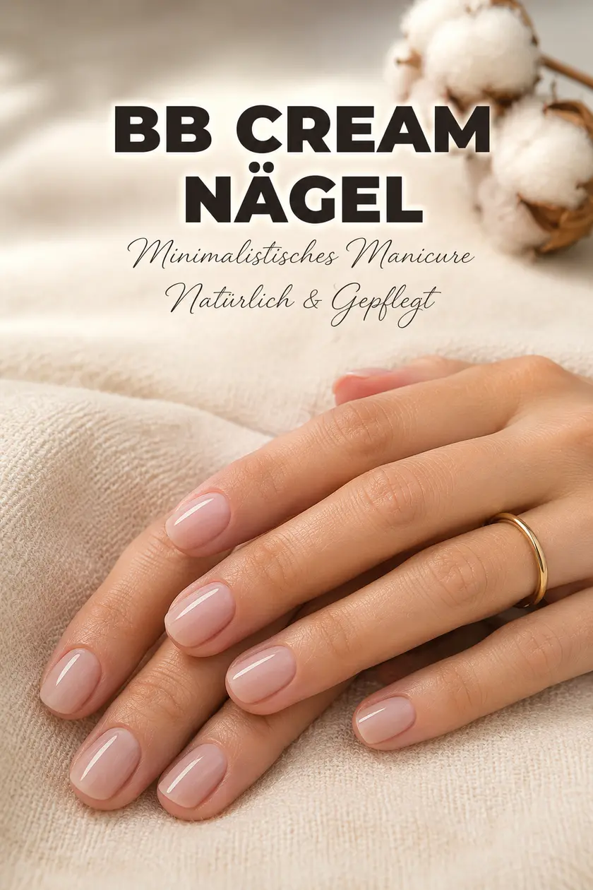 BB Cream Nägel ✨ Minimalistisches Manicure für natürlichen Look