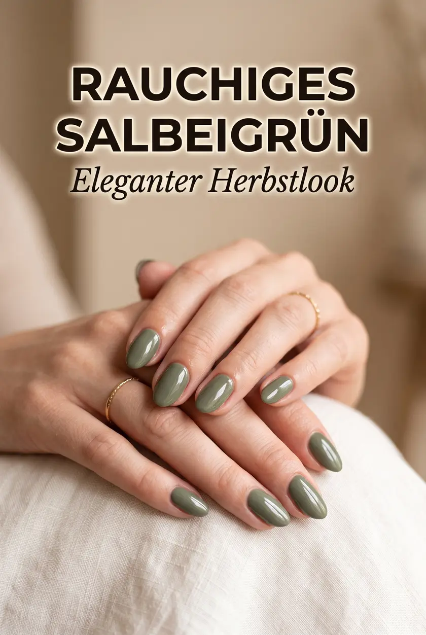Salbeigrüne Nägel Herbst 2026: Elegante & moderne Maniküre-Inspo